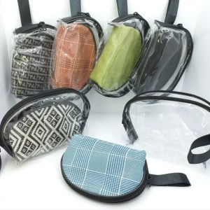 کیف آرایشی دو تکه طرح دار