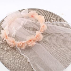 تل توری گلدار مرواریدی ( حلقه توری )