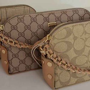 کیف طرح مارک با بند بافتی