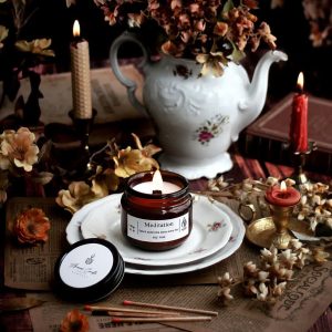 شمع شیشه ای مدیتیشن