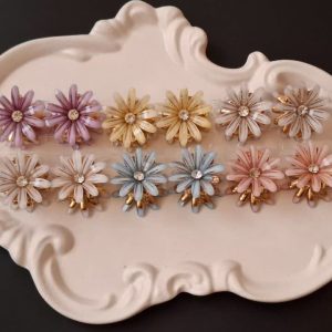 کلیپس بابونه ای تک گل