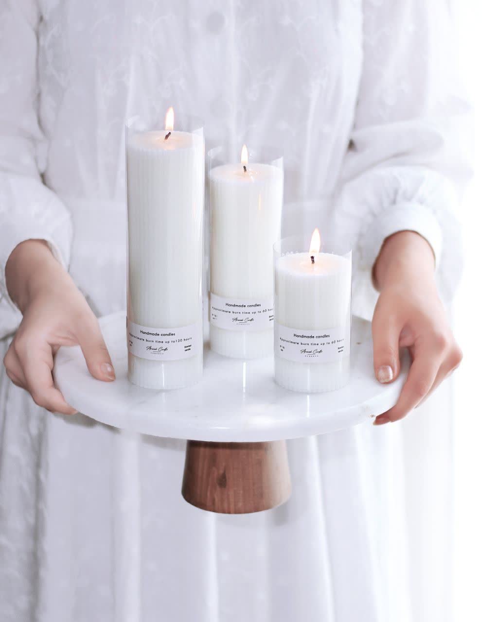 شمع استوانه شیاردار