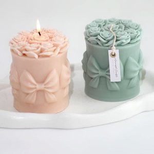 شمع باکس گل