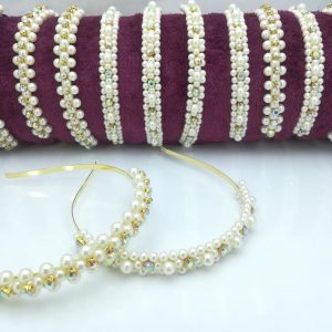 تل فلزی نگین و مروارید