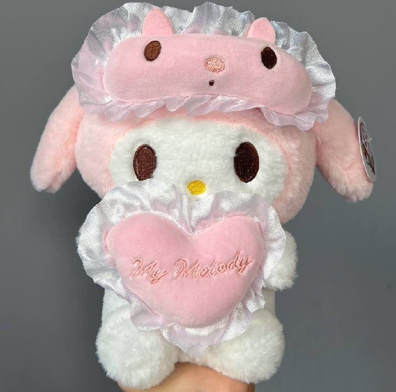 عروسک ملودی قلب به دست چشم بند دار پولیشی خارجی 💥💥💥